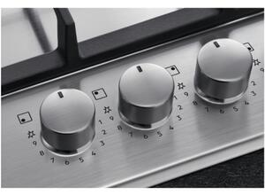 Aeg Piano Cottura 5 Fuochi a Gas 75 cm colore acciaio Inox - HGB75520SM