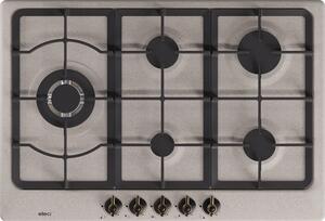 ELLECI Piano Cottura 5 Fuochi a Gas 75 cm colore Avena Country 75 - PGCO75151WS