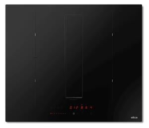Elica Piano Cottura a Induzione con Cappa Integrata Aspirante/Filtrante 4 Fuochi Larghezza 60 cm colore Nero - PRF0203695 NikolaTesla Fit Raw BR/A/60