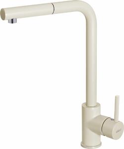 ELLECI Rubinetto Cucina Miscelatore con Doccetta Estraibile Monocomando colore Bianco Antico 62 - MGKTRP62 Trail Plus