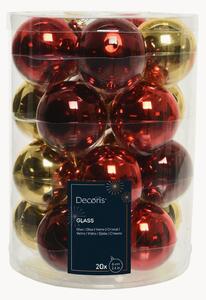 Set 20 palline di Natale in vetro Romy