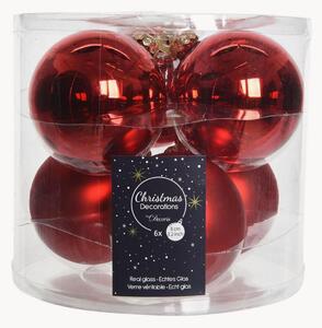 Set di 6 palline di Natale in vetro Ramona
