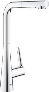 GROHE Rubinetto Cucina Miscelatore Monocomando con Doccetta Estraibile colore Cromo - 32553002