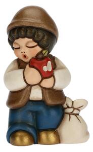 Bimbo con mela blu Presepe classico