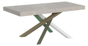 Tavolo Allungabile 120/224x90 cm Volantis Premium Cashmere Gambe Multicolore 4/A