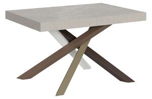 Tavolo Allungabile 140/400x90 cm Volantis Cashmere Gambe Multicolore 4/C