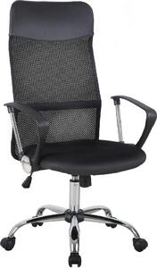 Icon Space Sedia Ergonomica con Ruote Braccioli e Poggiatesta in Tessuto Mesh colore Nero