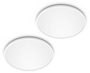 Philips Plafoniera a LED SuperSlim, dimmerabile, Bianco / Opale, Studio / Ufficio, Plastica, Moderno, Plafoniera LED