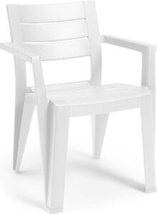 KETER Sedia per Esterni in Resina Dimensioni 61x58x79 cm colore Bianco - Julie