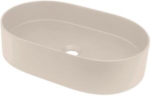 Deante Silia lavabo 55x35 cm ovale da appoggio marrone/beige CQS_5U6S