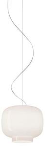 Lampada a sospensione Foscarini, Bianco, Sala da pranzo, Vetro