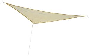 VivaGarden Vela Ombreggiante Triangolare 5x5x5 mt in Poliestere colore Crema