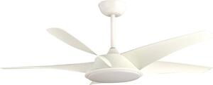 Perenz Ventilatore da Soffitto 5 Pale 6 Velocit 132 cm con Luce e Telecomando colore Bianco - 7143 B IR