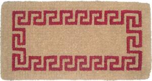 DecHome Zerbino Cocco Imperiale grecato Rosso cm 50x100