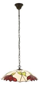 Endon 112246 - Lampadario a sospensione con catena Tiffany BOTANICA 1xE27/60W/230V diam. 45 cm