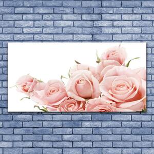 Quadro stampa su tela Rose, fiori, piante 100x50 cm