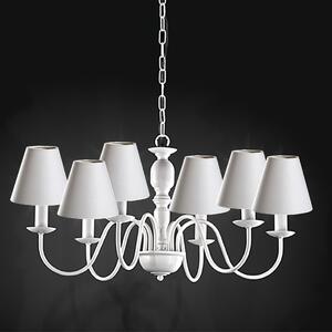 Lampadario perenz ducale 6262 b e14 led lampada soffitto metallo paralumi - Perenz