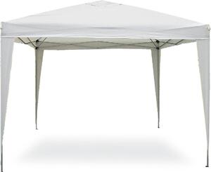 Garden Friend Gazebo Giardino 3x3 mt Pieghevole in Acciaio con Borsa colore Bianco - Pop Up