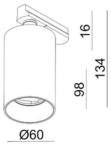 Deko-Light sistema binario trifase Can, bianco, alluminio, GU10, montaggio orientabile