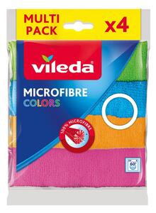 Set di 4 panni in microfibra , 30 x 30 cm Colors - Vileda