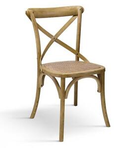PAZZO DESIGN Sedia Oscar Finitura Naturale set da 4 sedie