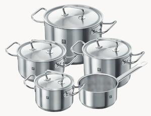 Batteria di pentole in acciaio inossidabile Twin Classic, set da 5