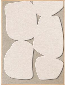 Dipinto in 3D con cornice inclusa/fonoassorbente 90x120 cm Stone Path 1 – Malerifabrikken