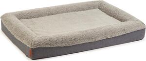 Beeztees Yura - Letto ortopedico per cani - Grigio - 100x70x15 cm cm