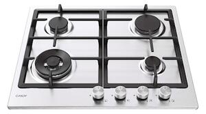 Piano cottura gas acciaio inox Acciaio inox CANDY 33803487