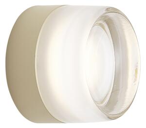 Lampada da parete di design beige con vetro opale IP44 - Michele