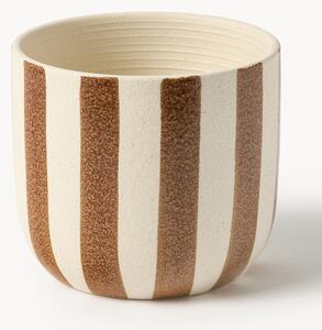 Portavaso dipinto a mano Ellen, alt. 12 cm