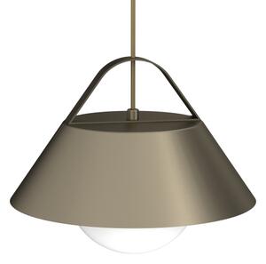 Lampadario a sospensione su cavo FUNDA 1xE27/15W/230V bronzo