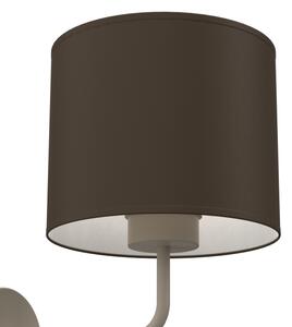 Lampada da parete ARDEN 1xE27/15W/230V beige/marrone