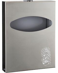 Dispenser carta copriwater mini piegata in 4 inox satinato MARPLAST 53