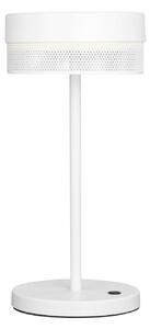 HELL Mesh lampada LED tavolo batteria 30 cm, bianco