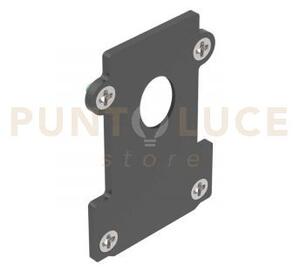 Ego recessed testata chiusura con foro nero 36 x 4 x 52 mm