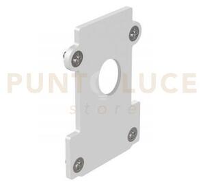 Ego recessed testata chiusura con foro bianco 36 x 4 x 52 mm