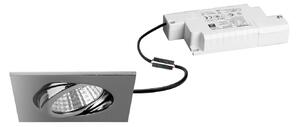 BRUMBERG Faretto LED da incasso Damita-S, dimmerabile via RC, cromo lucido, IP65, Cromo / Argento, Bagno, Alluminio