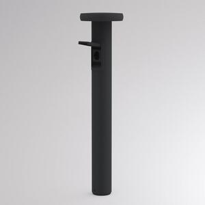 Molto Luce Lampione a LED CIRC, accensione/spegnimento, presa antracite 82 cm IP65 CIRC, Nero, Alluminio, Moderno