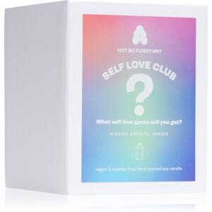 Not So Funny Any Crystal Candle Self Love Club candela con cristallo 220 g