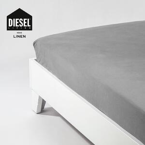Lenzuolo Inferiore In Cotone SOLID STONE PERCALLE CM. 175X205 Diesel Home Tinta Unita Marrone Caleffi