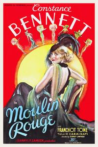 Stampa artistica Moulin Rouge Constance Bennett Retro Movie, (26.7 x 40 cm)