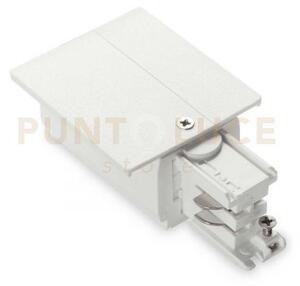 Link 3-phase trim on-off testata alimentazione right bianco