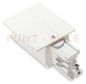 Link 3-phase trim on-off testata alimentazione left bianco