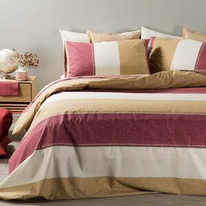 Sacco Copripiumino Con Federe Singolo Bordeaux City Style, In Cotone Caleffi