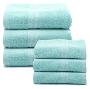 Set Asciugamani In Spugna In Cotone Spugna Standard Spugnissima Tinta Unita Anice Caleffi