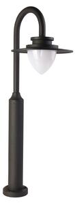 Lampione Vintage - Decò Texas Alluminio Grigio Policarbonato Led 9W 3000K