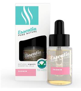 Essentia Olio Essenziale Jasmin Biologico 15ml Flacone con Contagocce per Diffusori