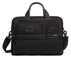 TUMI EXPANDABLE ORGANIZER LAPTOP BRIEF BLACK ART 117305-1041
