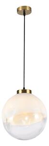 Lampadario a cavo VANA 1xE27/40W/230V crema/oro